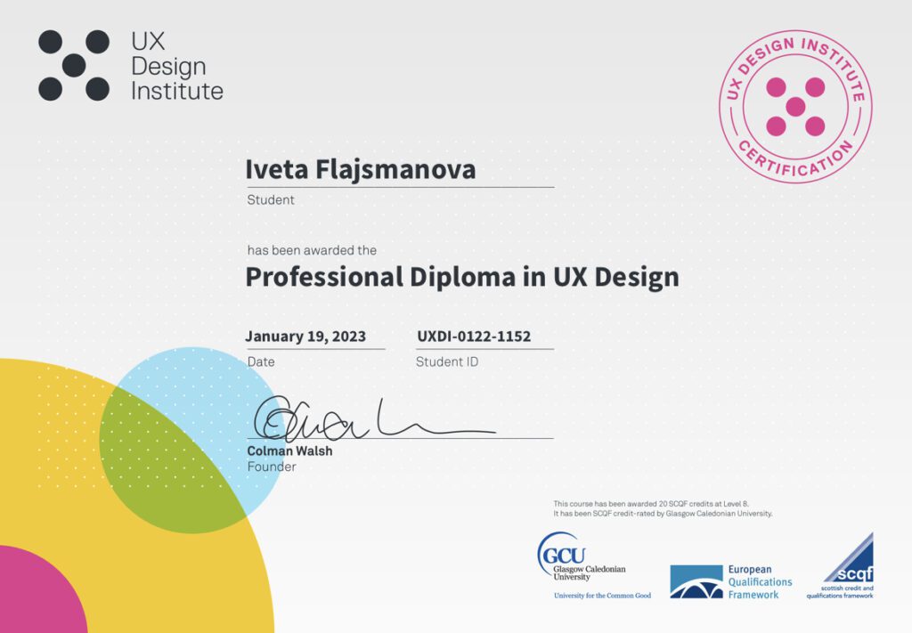 Diploma in UX Design